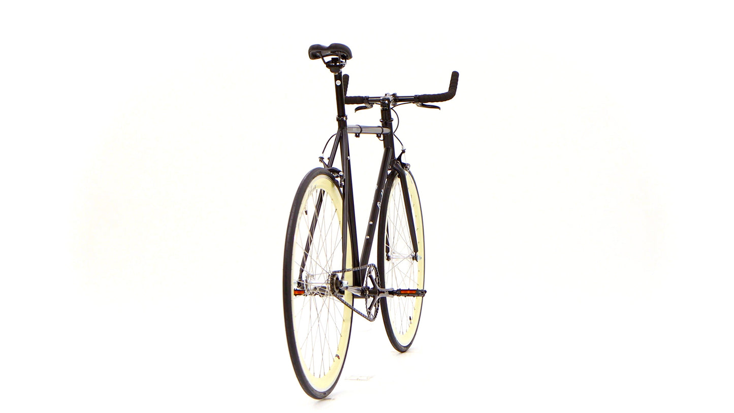 Nero Courier Cream Single-Speed Bike