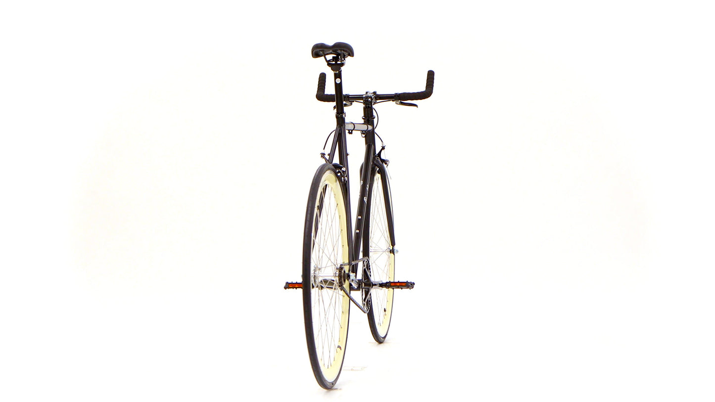 Nero Courier Cream Single-Speed Bike