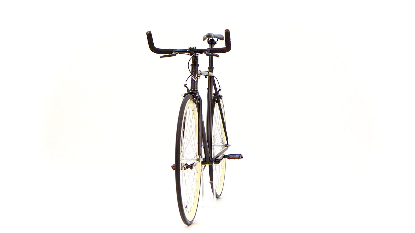 Nero Courier Cream Single-Speed Bike