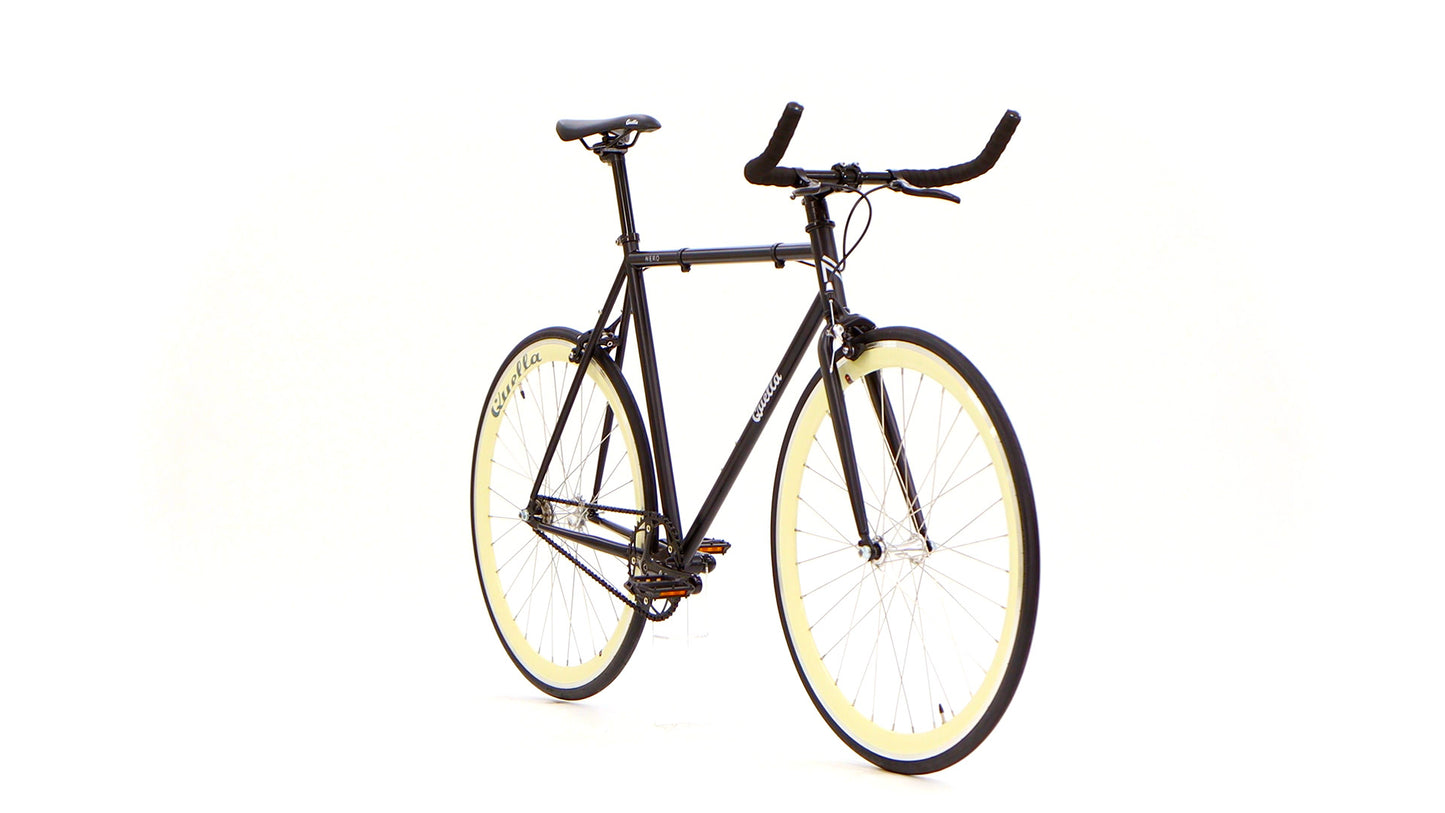 Nero Courier Cream Single-Speed Bike