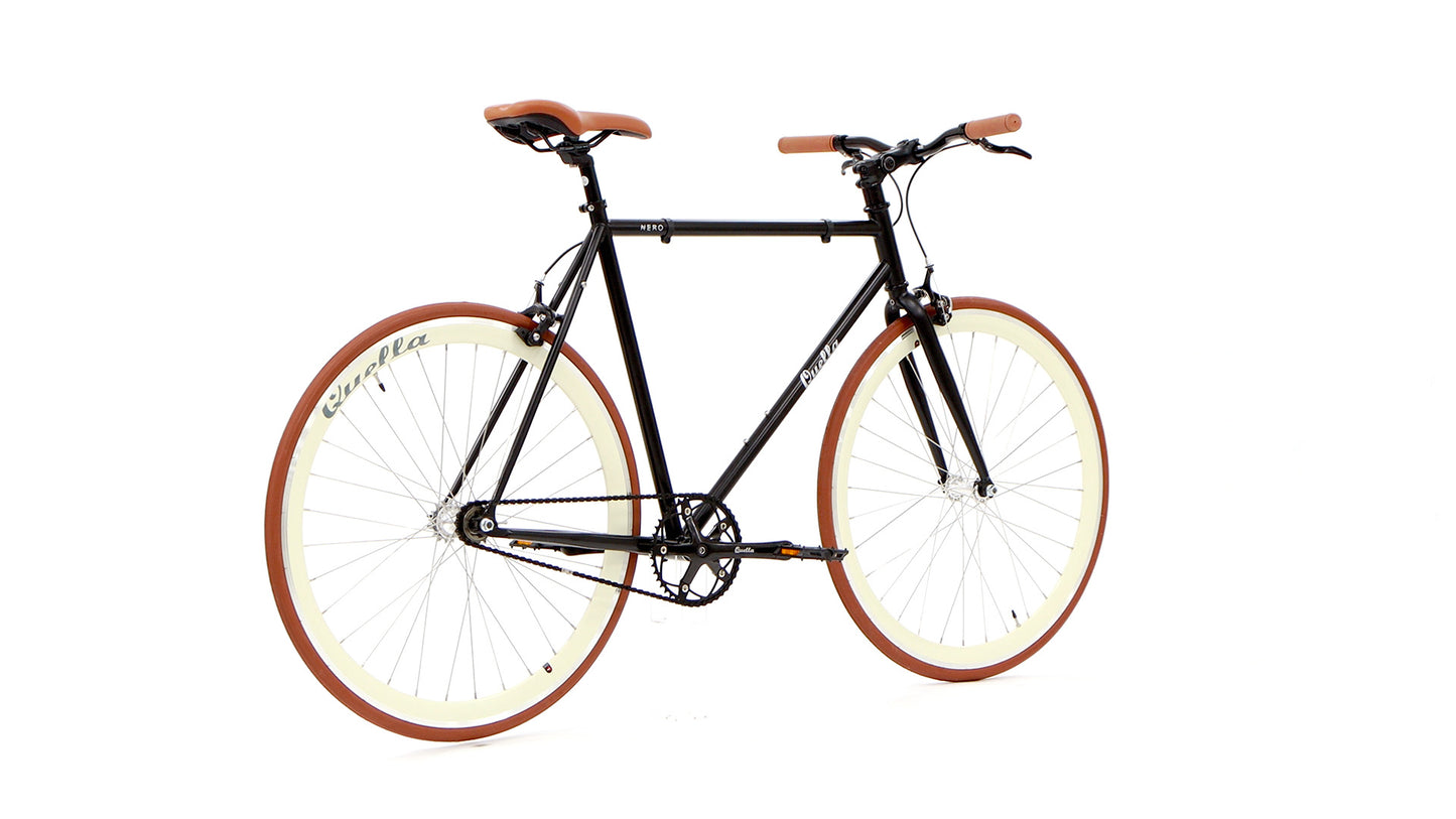 Nero Classic Single-Speed Bicycle - Cappuccino