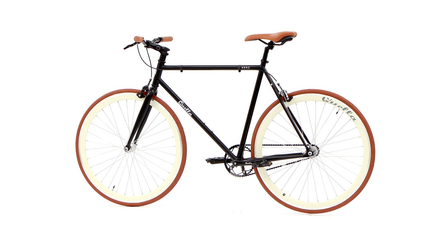 Nero Classic Single-Speed Bicycle - Cappuccino