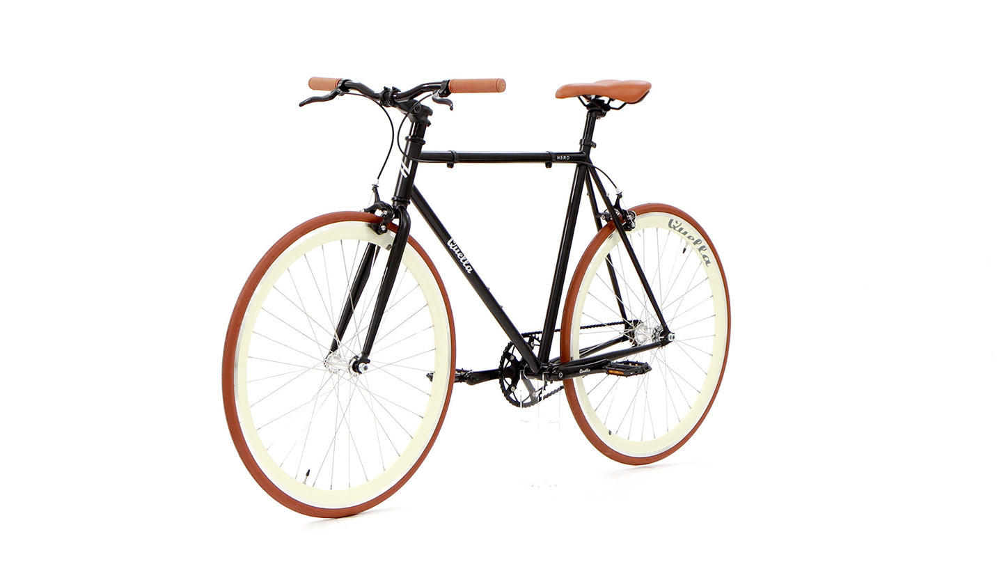 Nero Classic Single-Speed Bicycle - Cappuccino