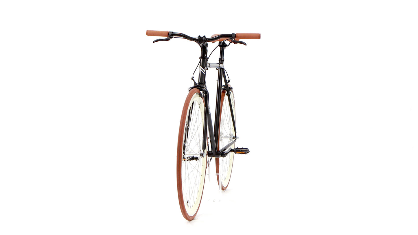 Nero Classic Single-Speed Bicycle - Cappuccino