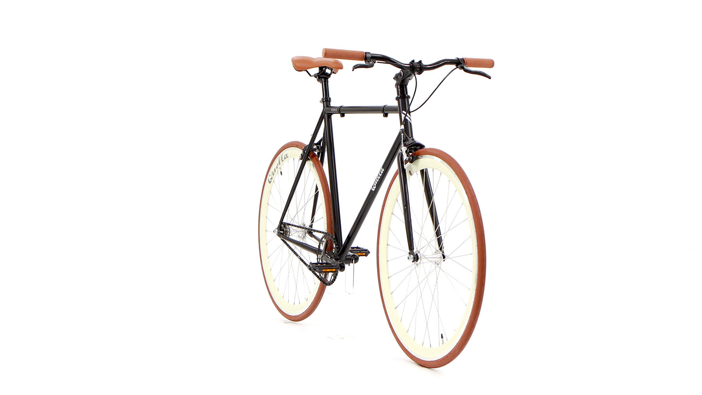 Nero Classic Single-Speed Bicycle - Cappuccino