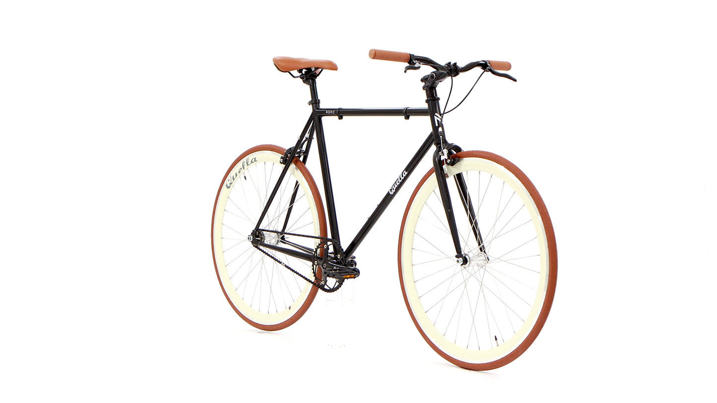 Nero Classic Single-Speed Bicycle - Cappuccino