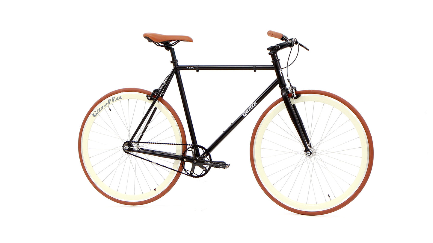 Nero Classic Single-Speed Bicycle - Cappuccino