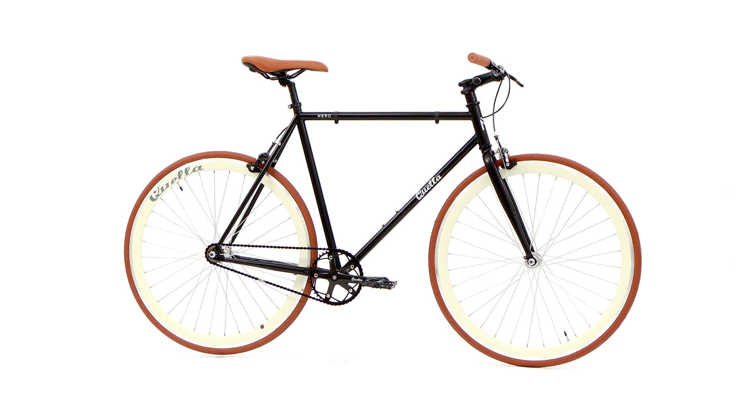 Nero Classic Single-Speed Bicycle - Cappuccino