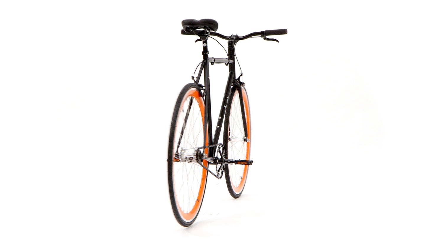 Nero Classic Single-Speed Bicycle - Orange