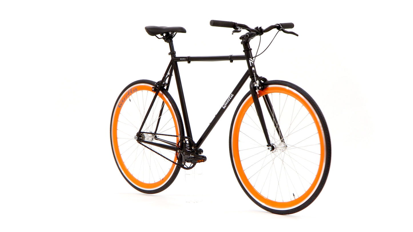 Nero Classic Single-Speed Bicycle - Orange