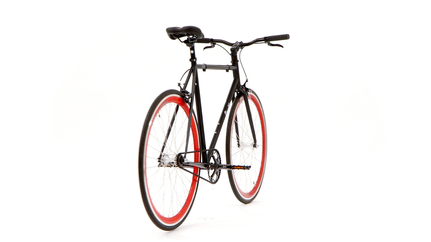 Nero Classic Single-Speed Bicycle - Red