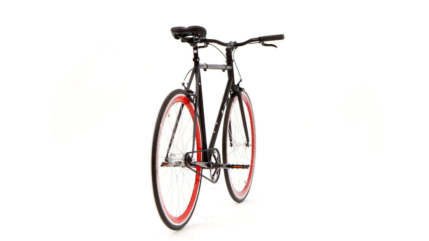 Nero Classic Single-Speed Bicycle - Red