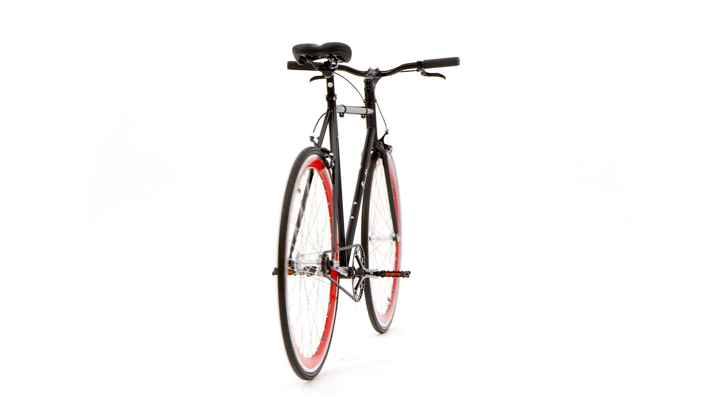 Nero Classic Single-Speed Bicycle - Red