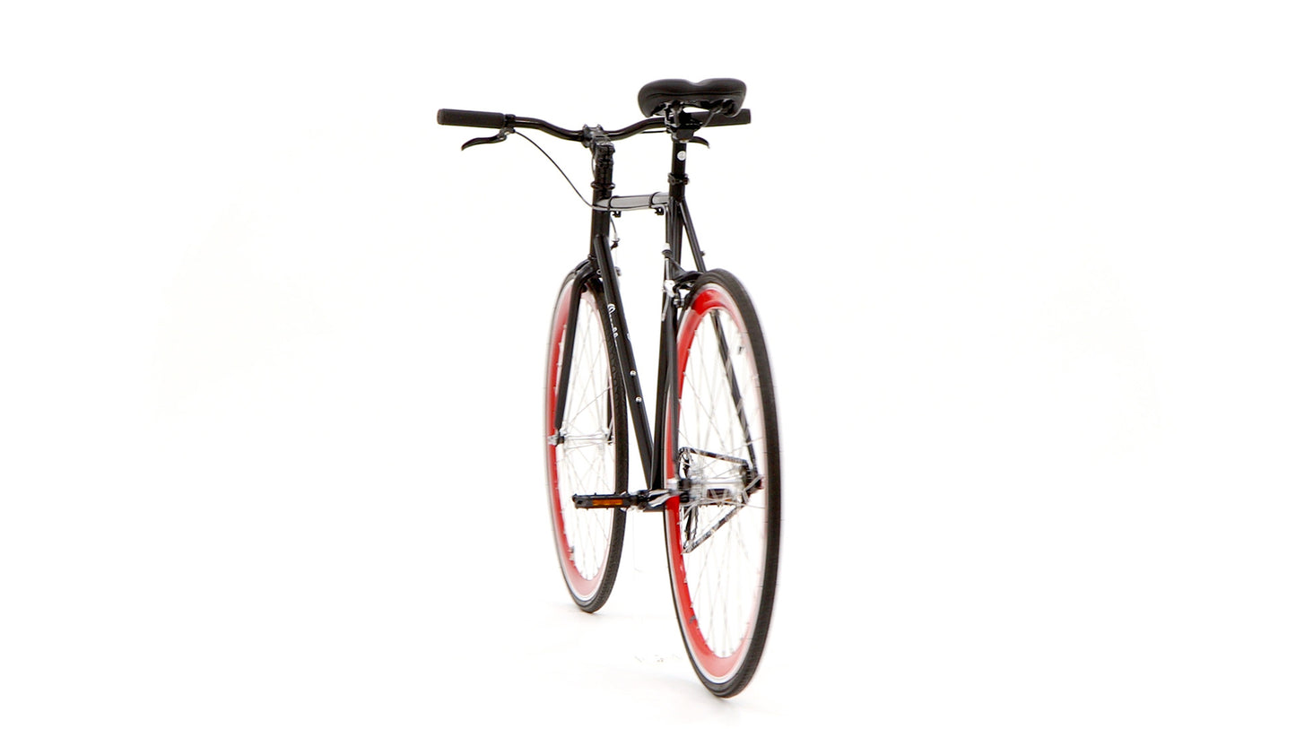 Nero Classic Single-Speed Bicycle - Red