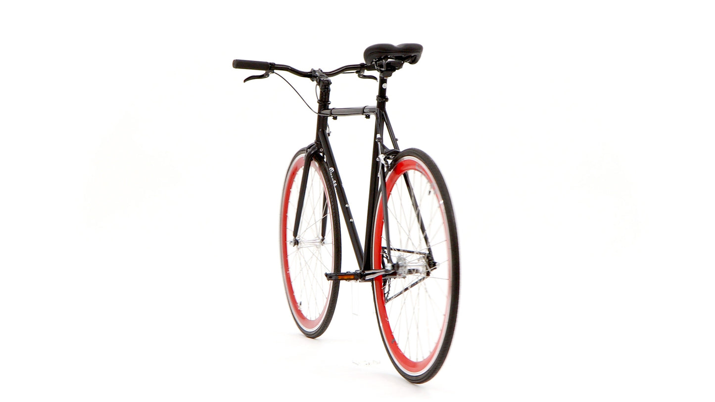 Nero Classic Single-Speed Bicycle - Red