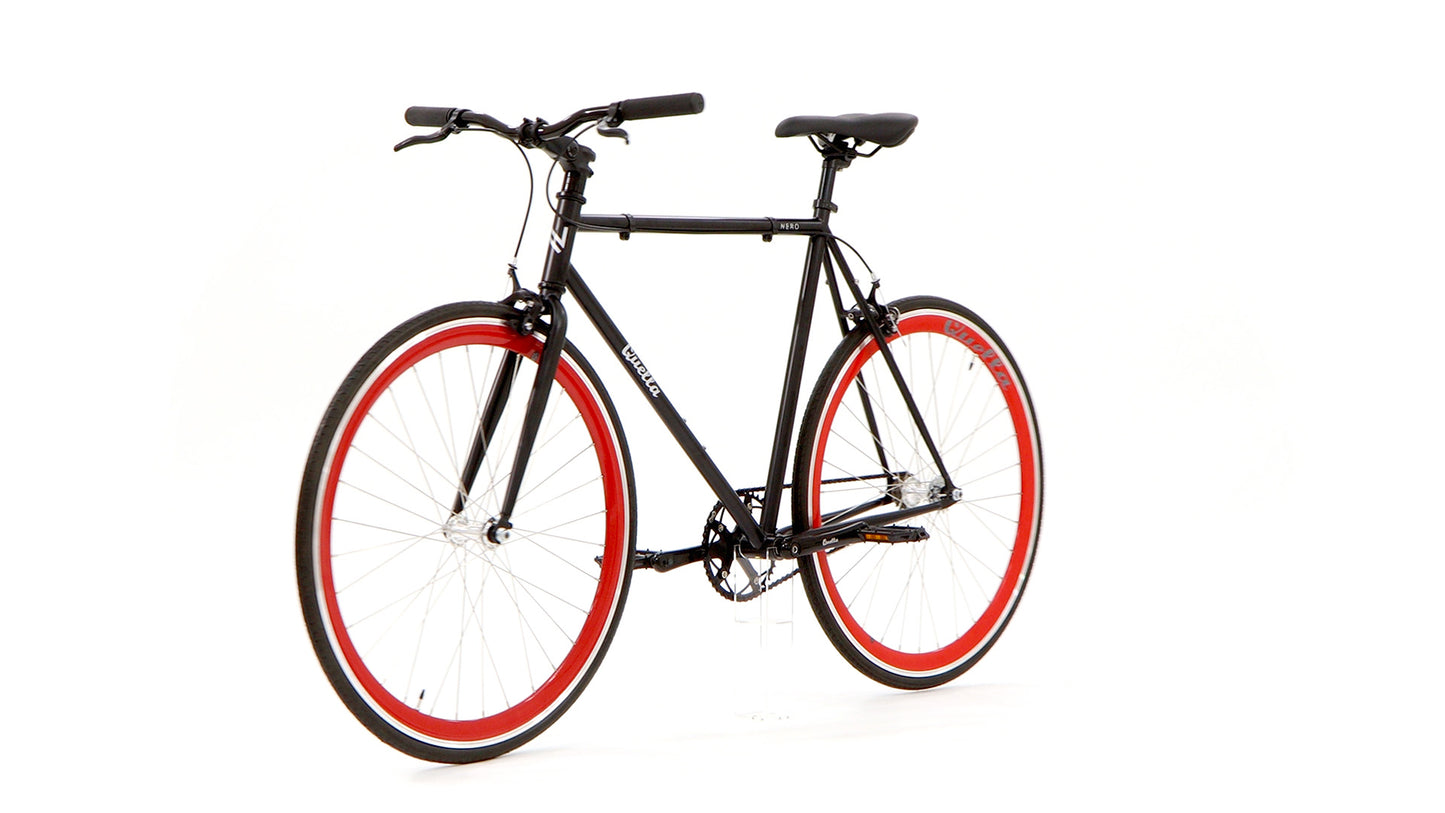 Nero Classic Single-Speed Bicycle - Red