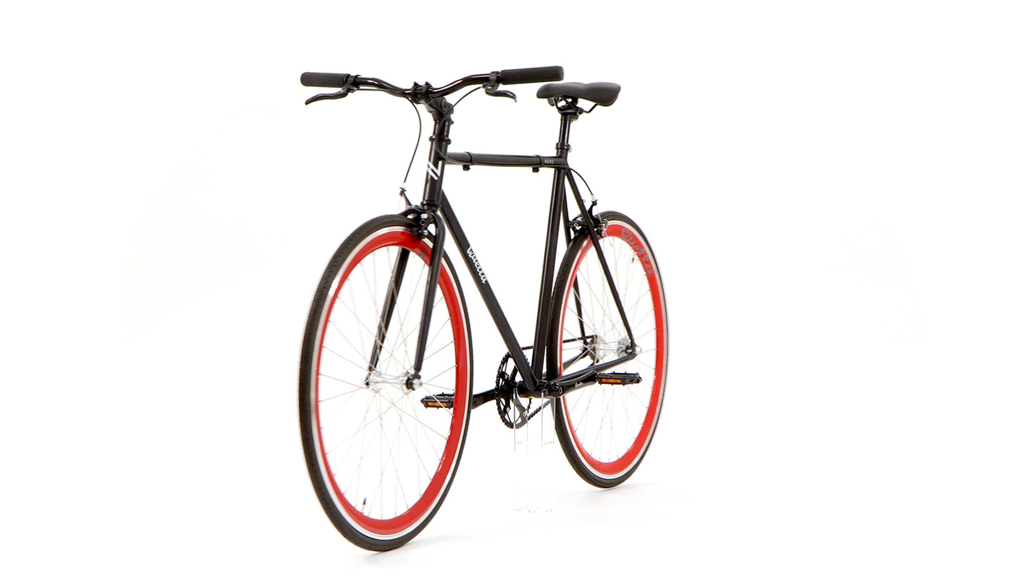 Nero Classic Single-Speed Bicycle - Red