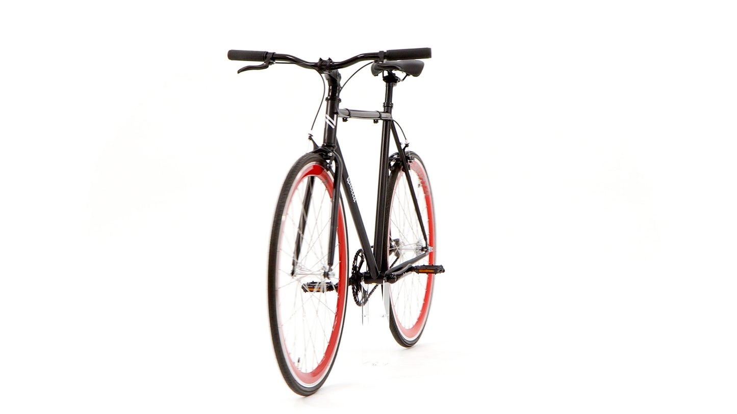 Nero Classic Single-Speed Bicycle - Red