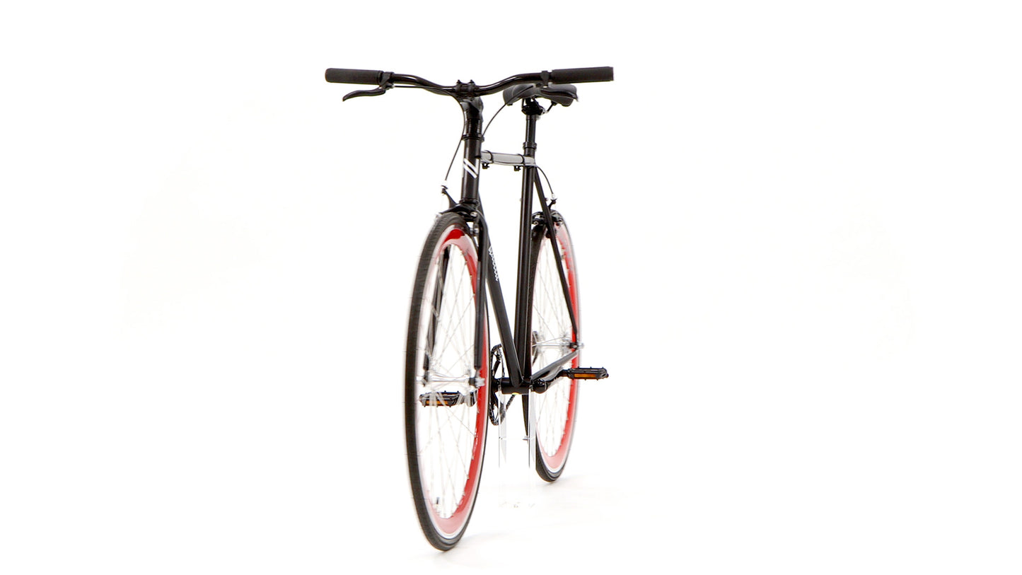 Nero Classic Single-Speed Bicycle - Red