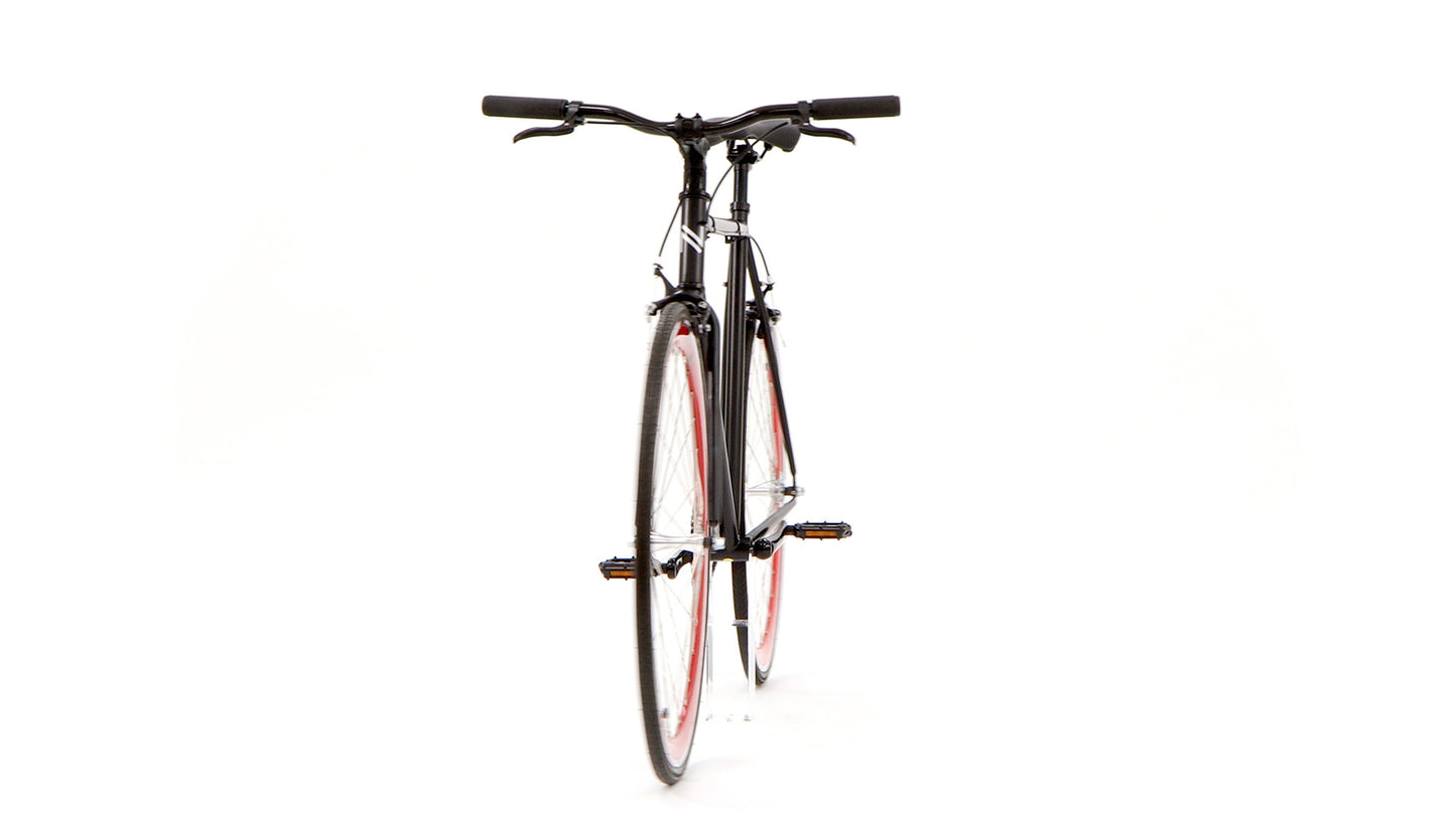 Nero Classic Single-Speed Bicycle - Red