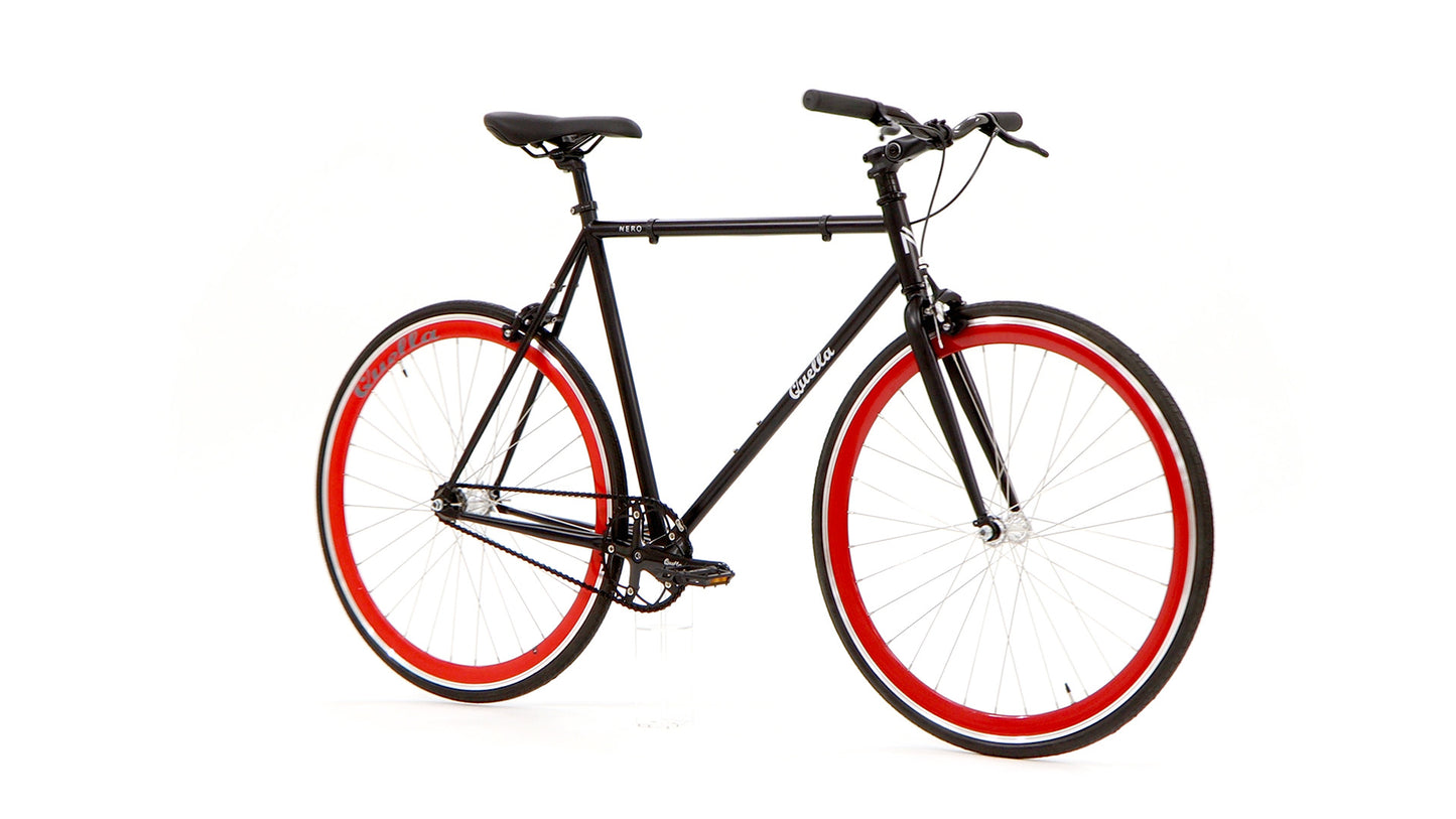 Nero Classic Single-Speed Bicycle - Red