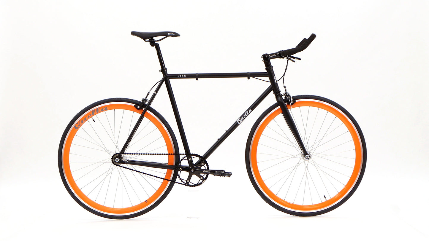 Nero Courier Orange Single-Speed Bike