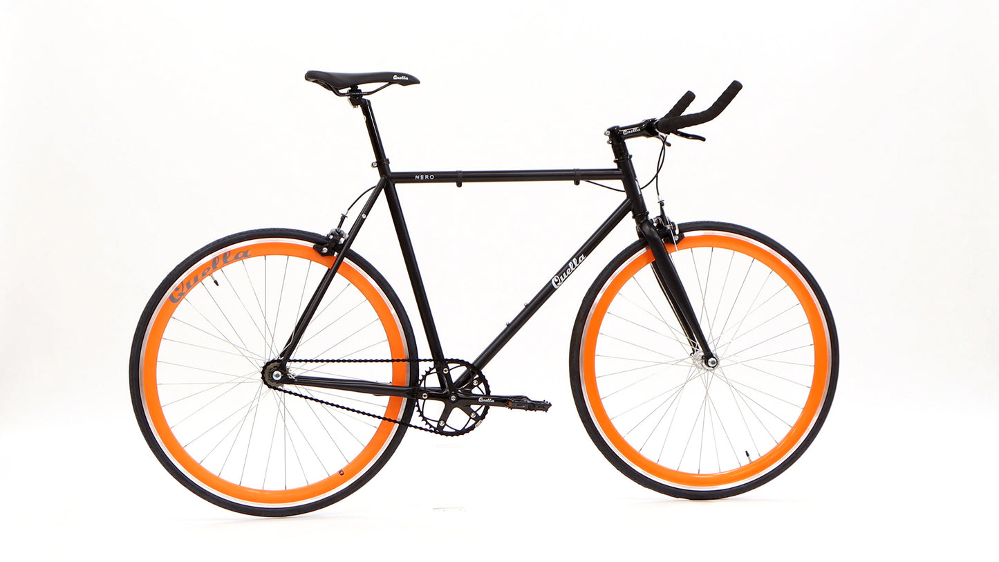 Nero Courier Orange Single-Speed Bike