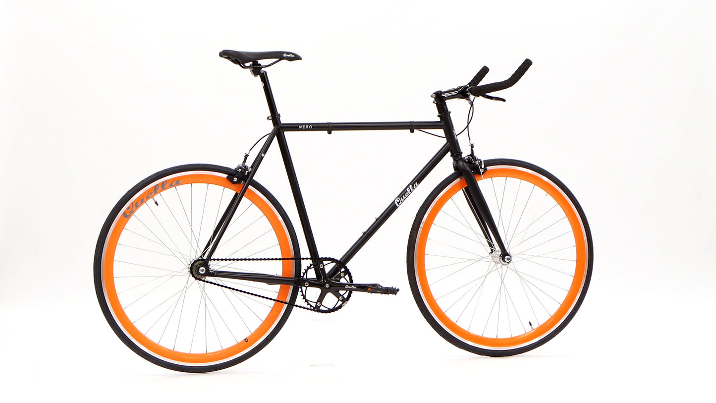 Nero Courier Orange Single-Speed Bike