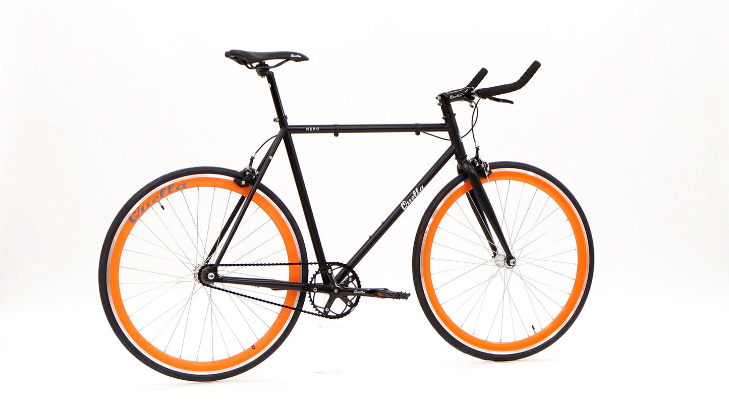 Nero Courier Orange Single-Speed Bike