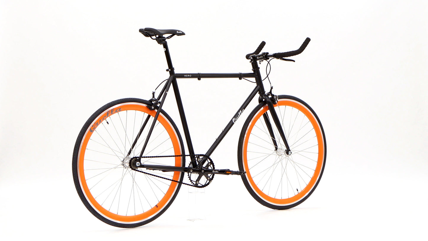 Nero Courier Orange Single-Speed Bike