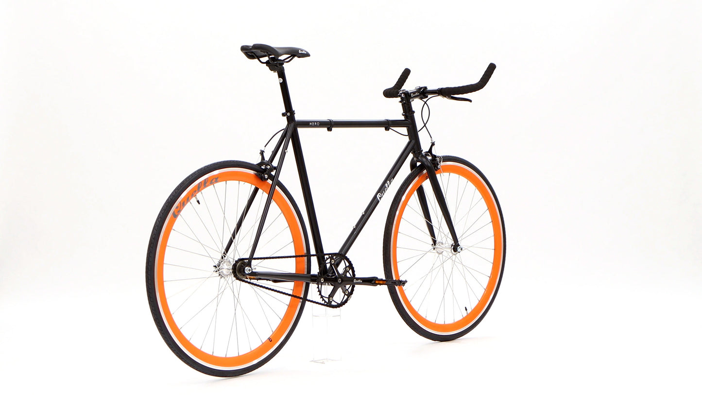 Nero Courier Orange Single-Speed Bike