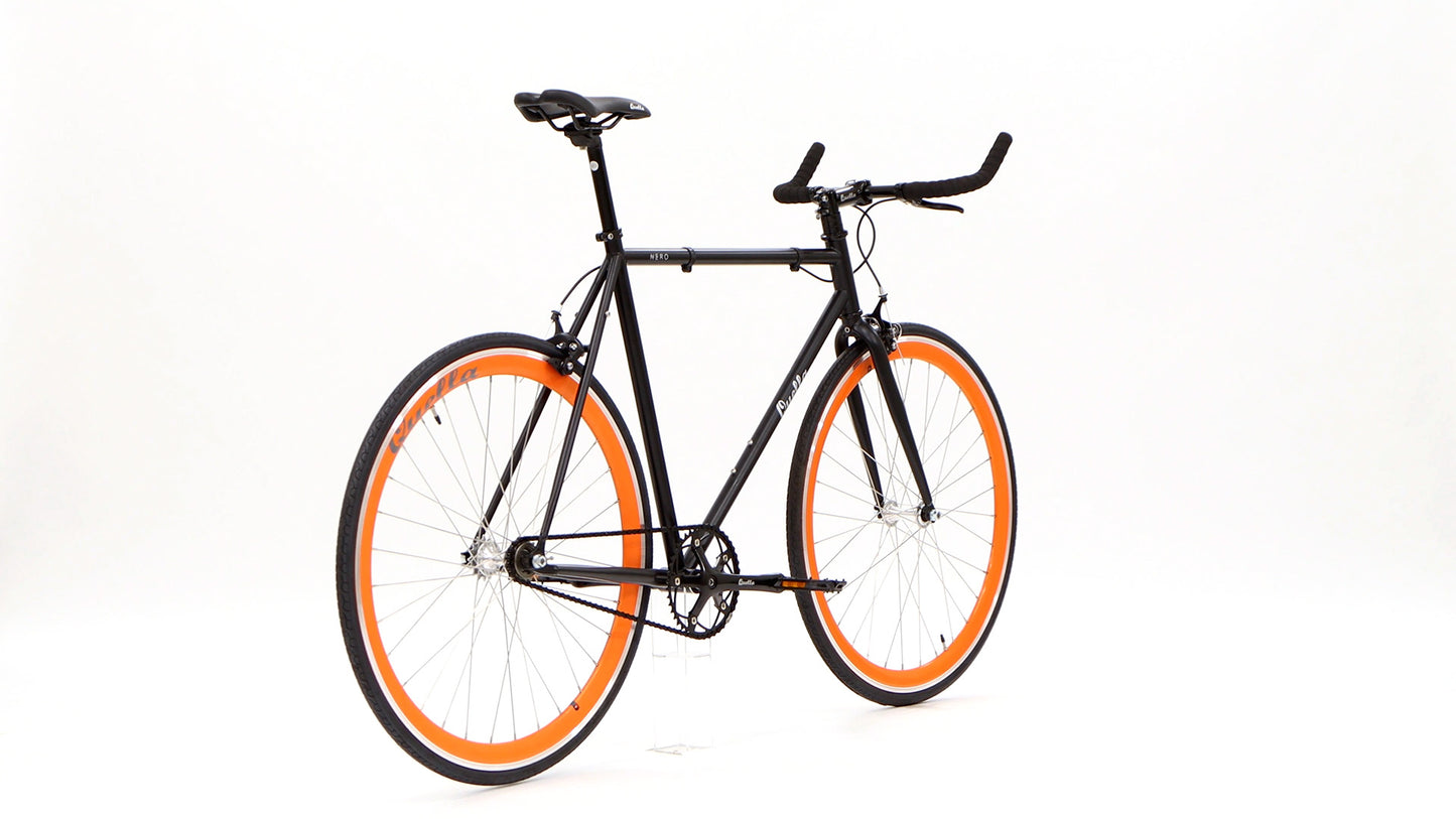 Nero Courier Orange Single-Speed Bike