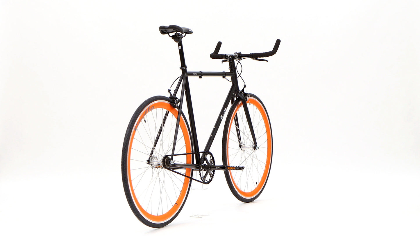 Nero Courier Orange Single-Speed Bike