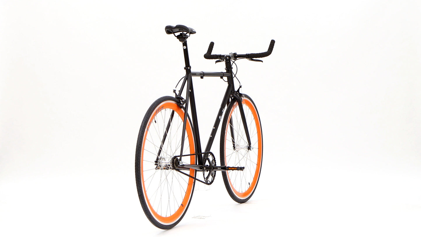 Nero Courier Orange Single-Speed Bike