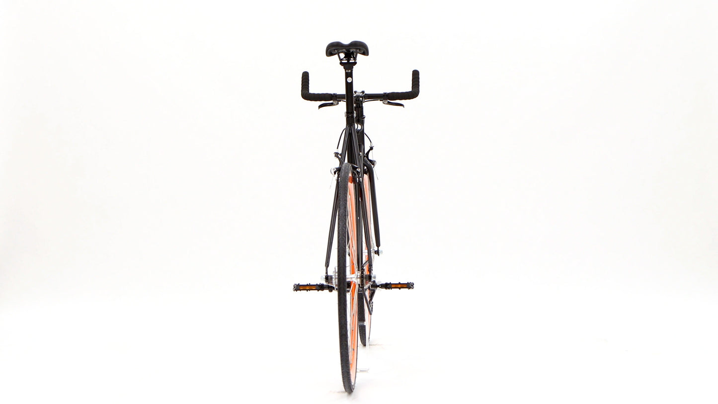 Nero Courier Orange Single-Speed Bike