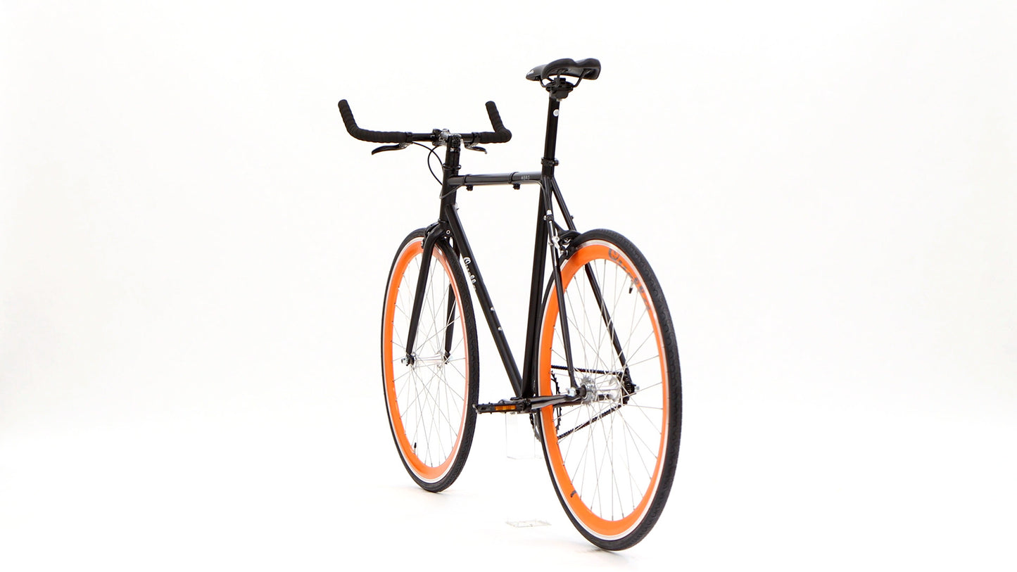 Nero Courier Orange Single-Speed Bike