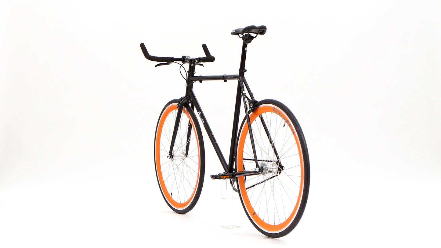 Nero Courier Orange Single-Speed Bike