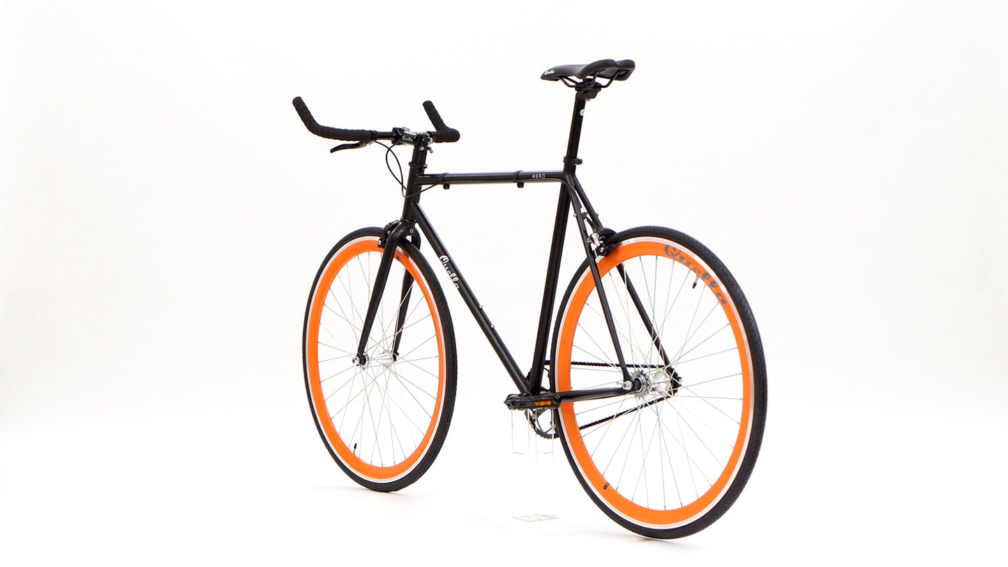 Nero Courier Orange Single-Speed Bike