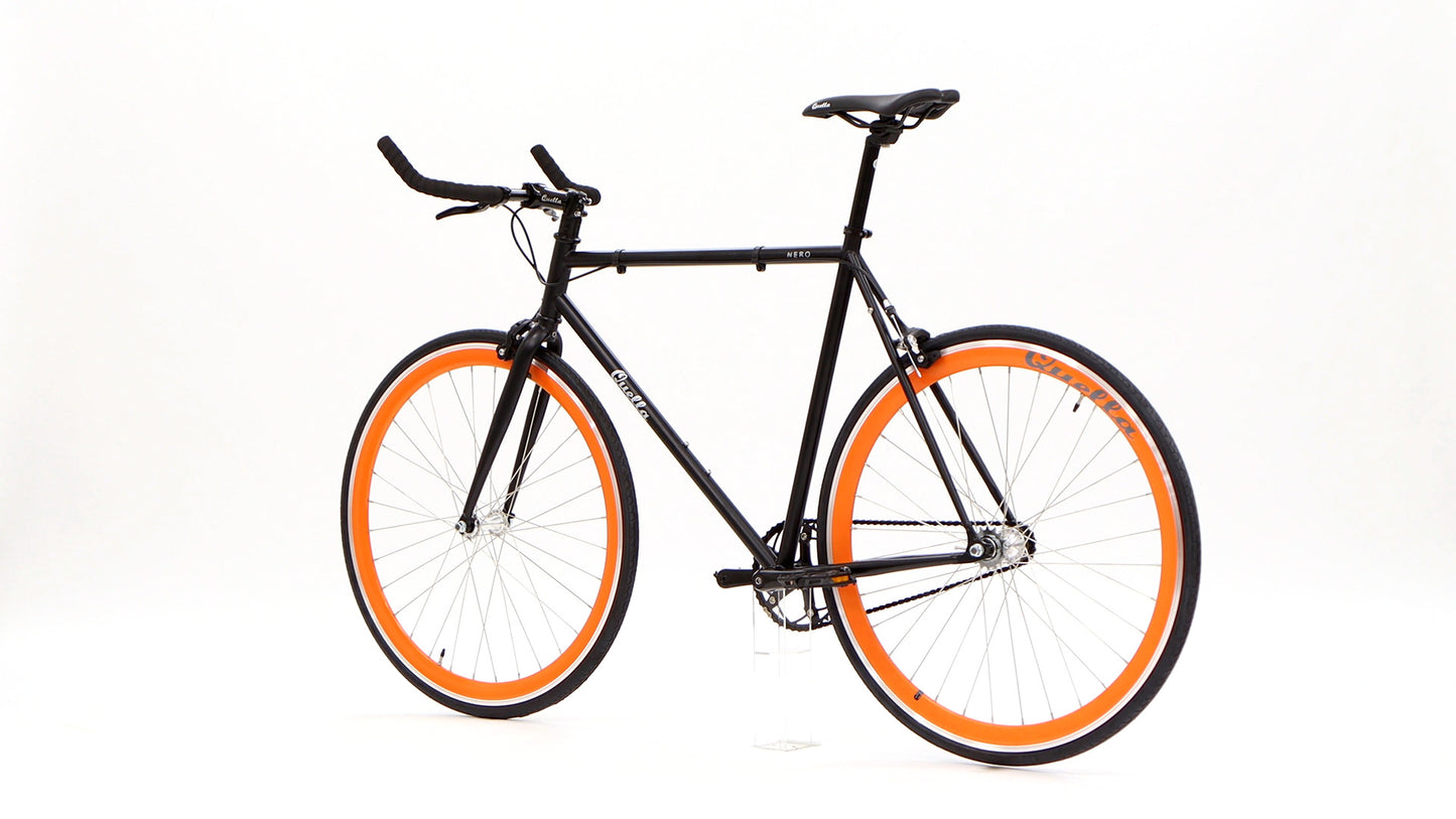 Nero Courier Orange Single-Speed Bike