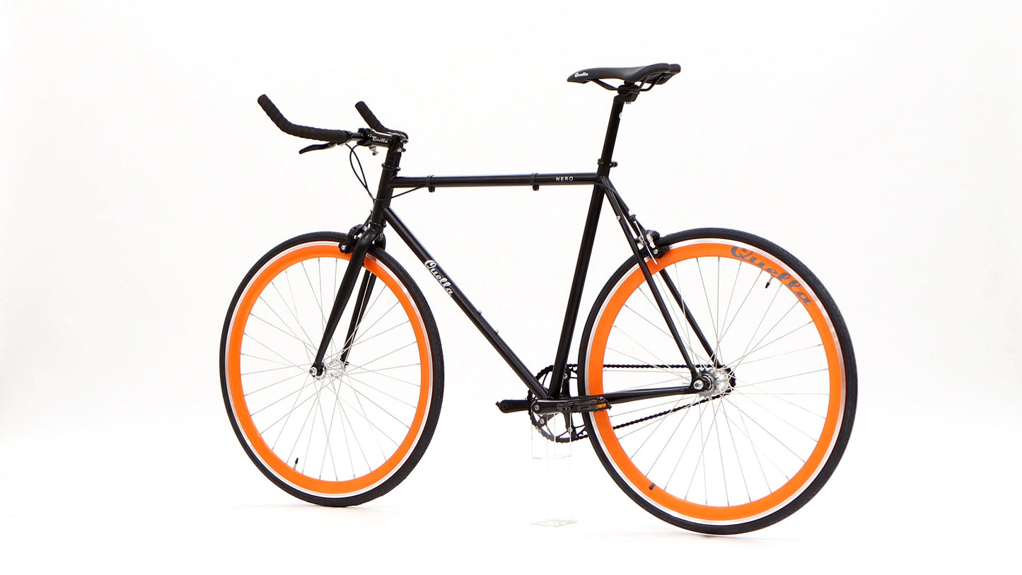 Nero Courier Orange Single-Speed Bike