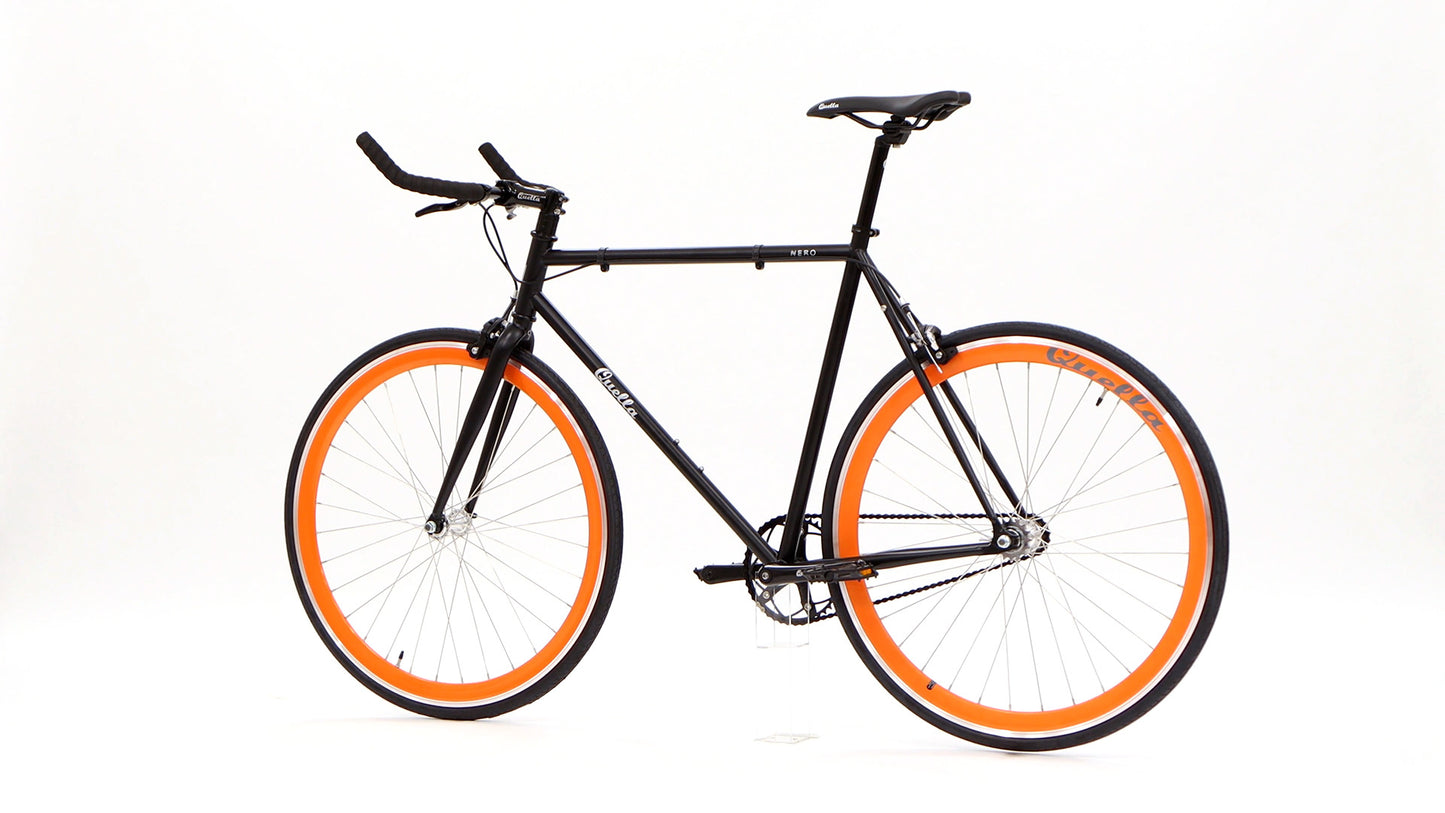 Nero Courier Orange Single-Speed Bike