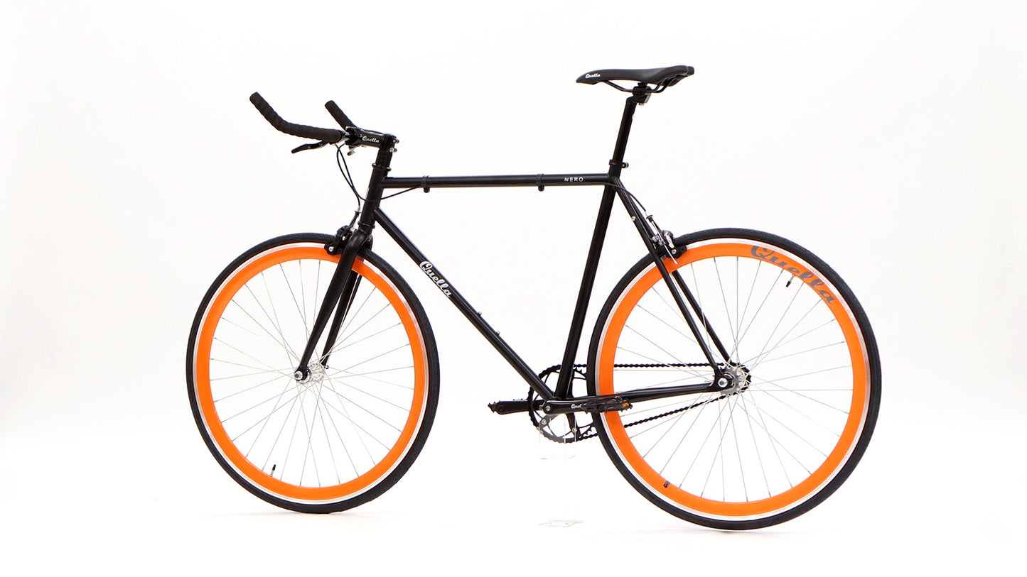 Nero Courier Orange Single-Speed Bike