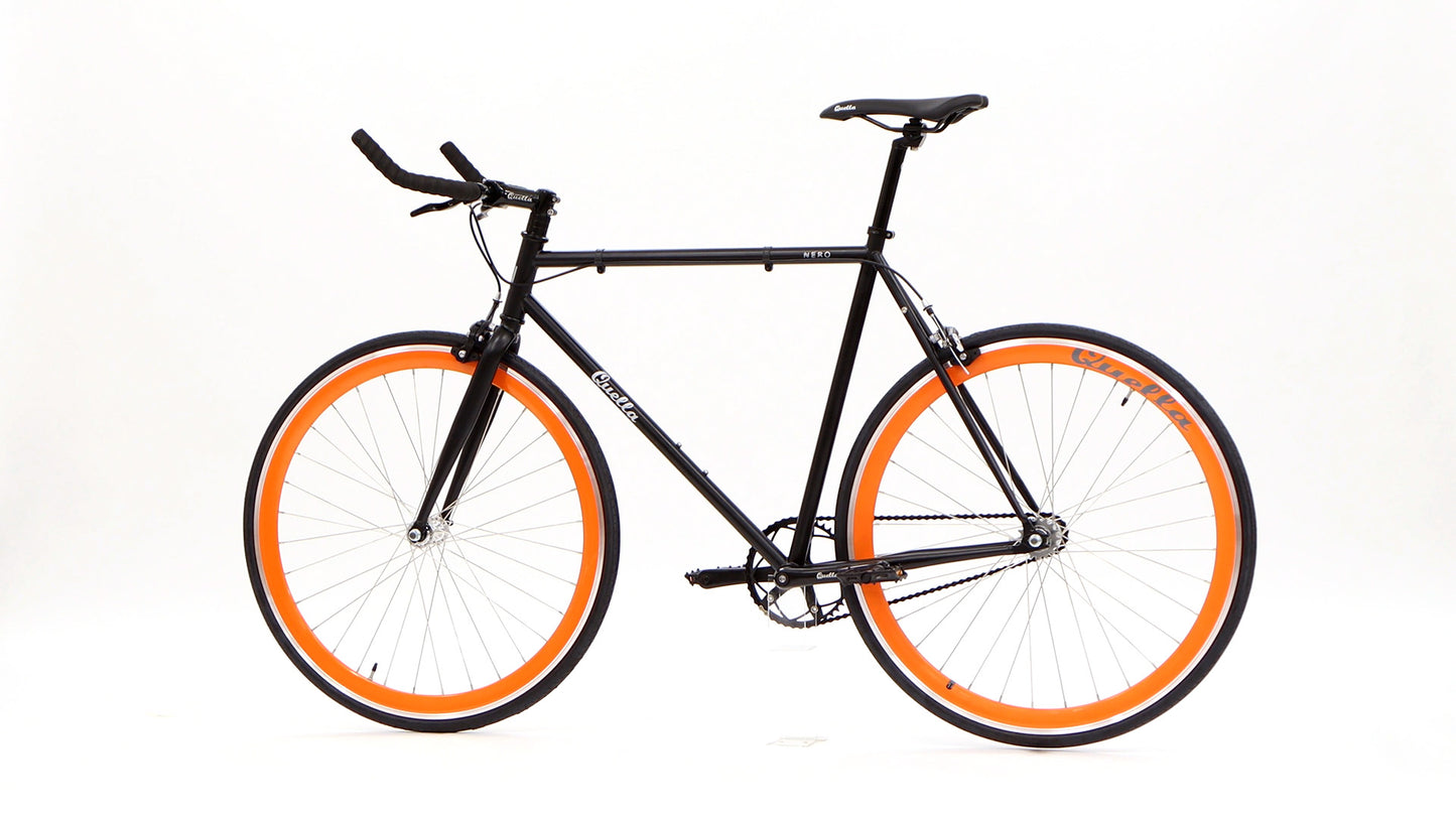 Nero Courier Orange Single-Speed Bike