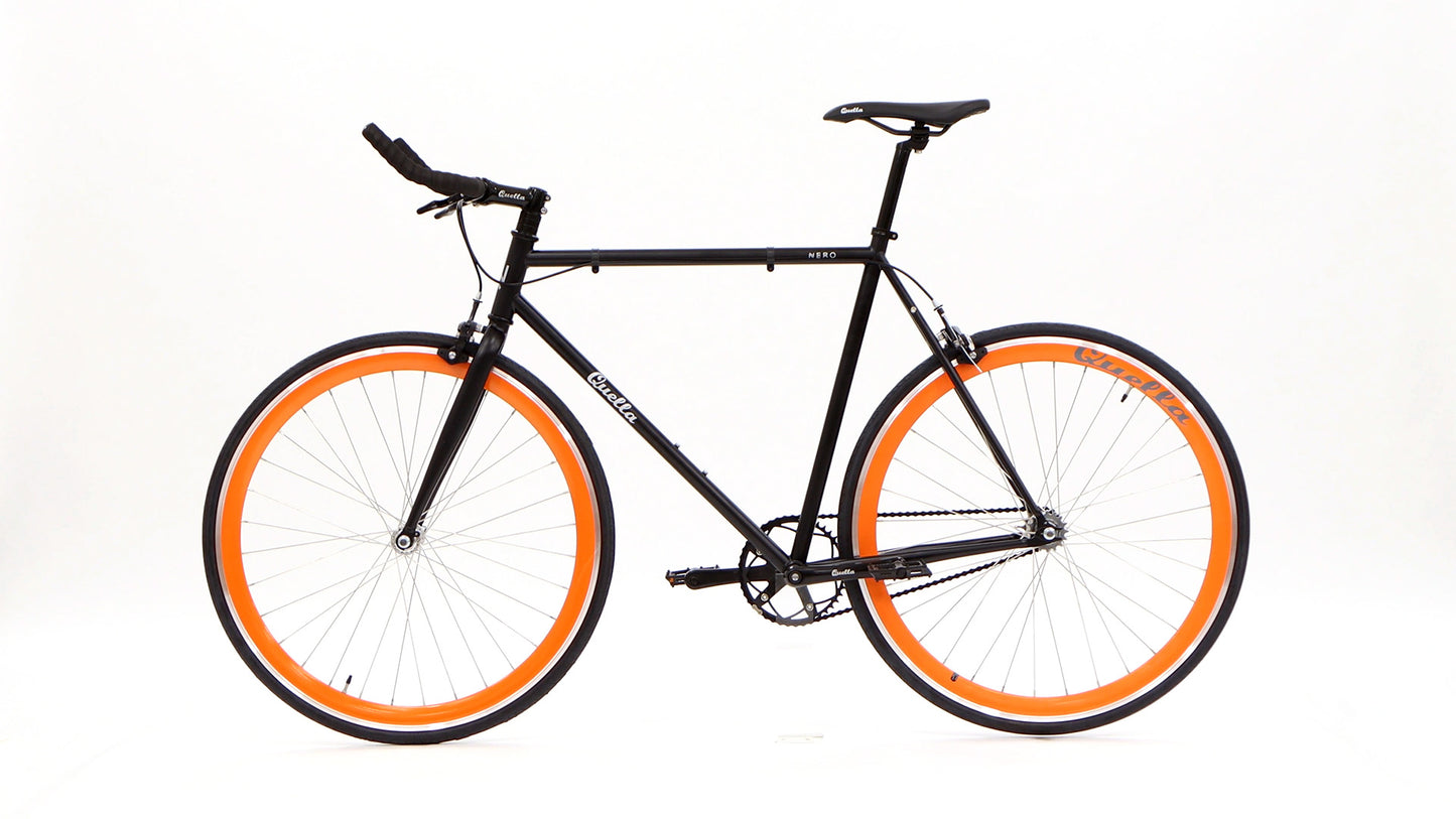 Nero Courier Orange Single-Speed Bike