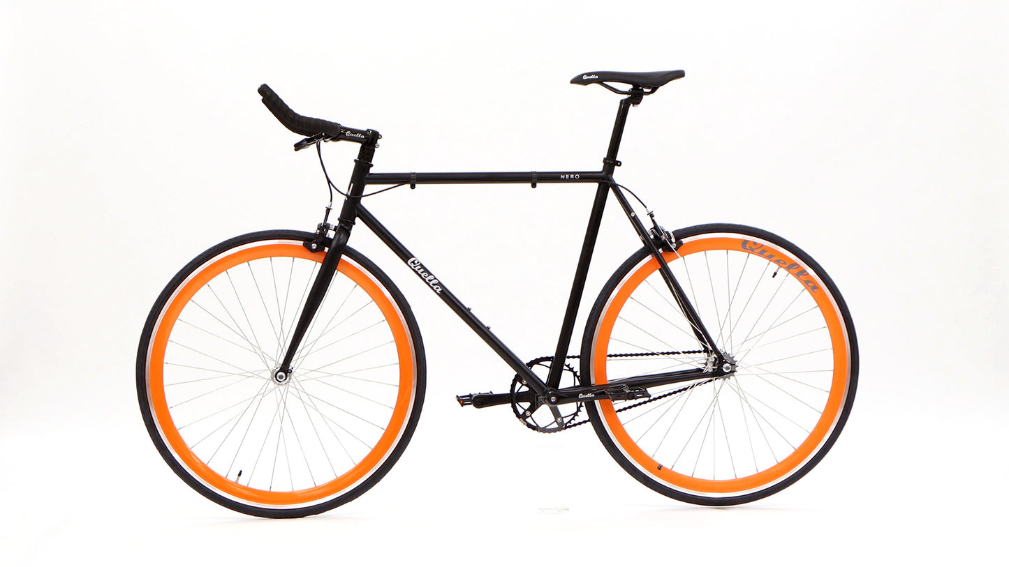 Nero Courier Orange Single-Speed Bike