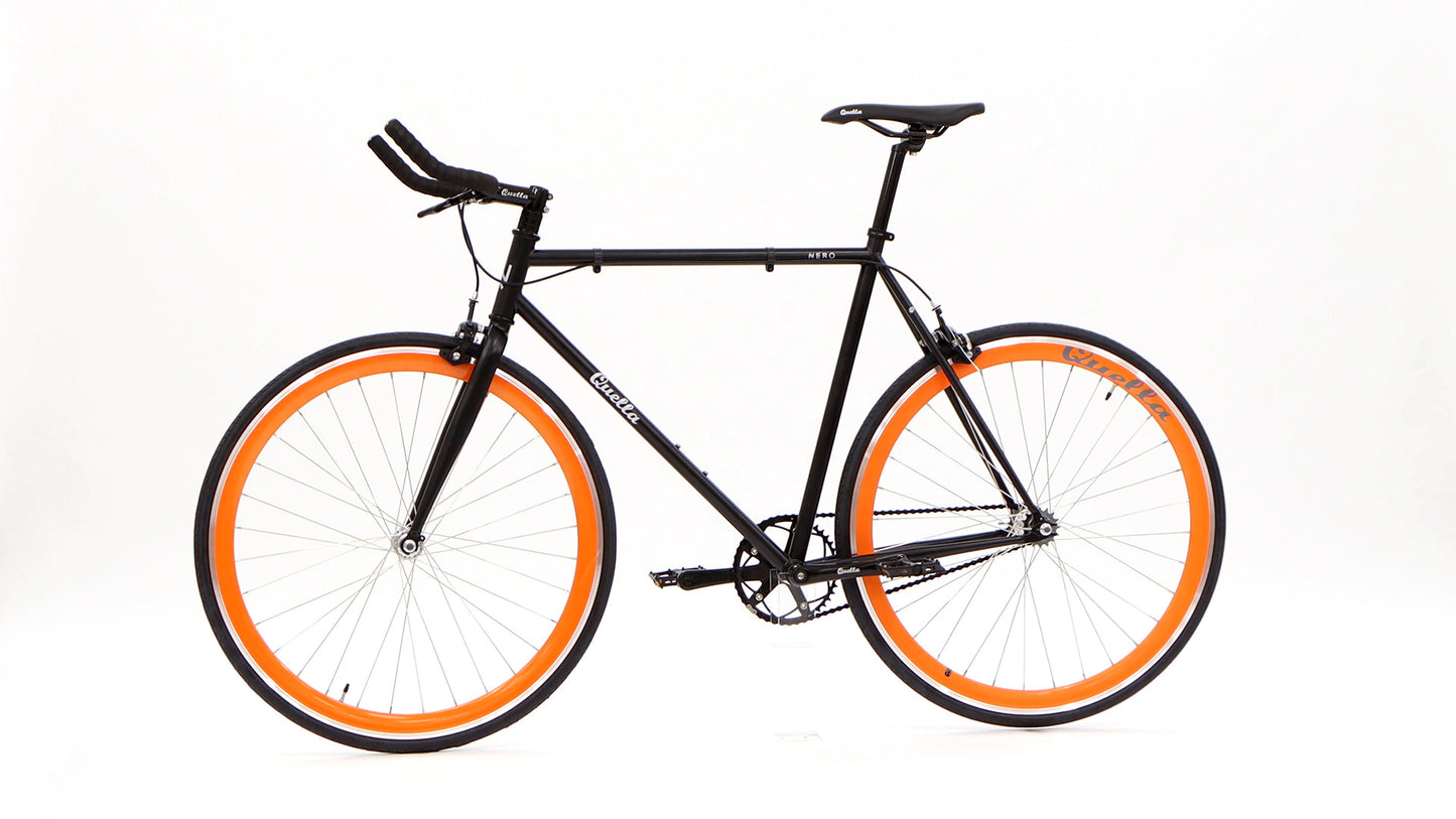 Nero Courier Orange Single-Speed Bike