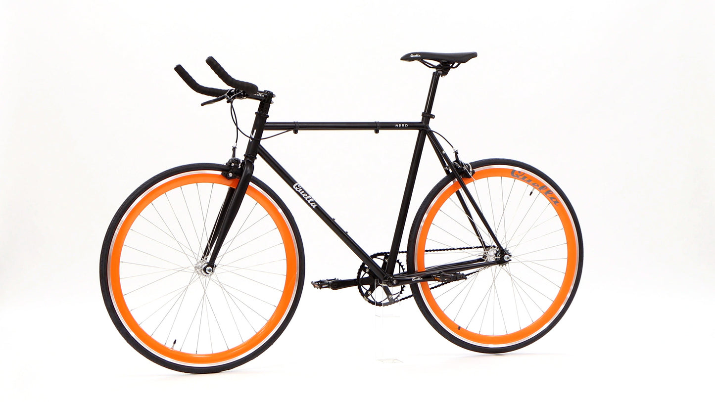 Nero Courier Orange Single-Speed Bike