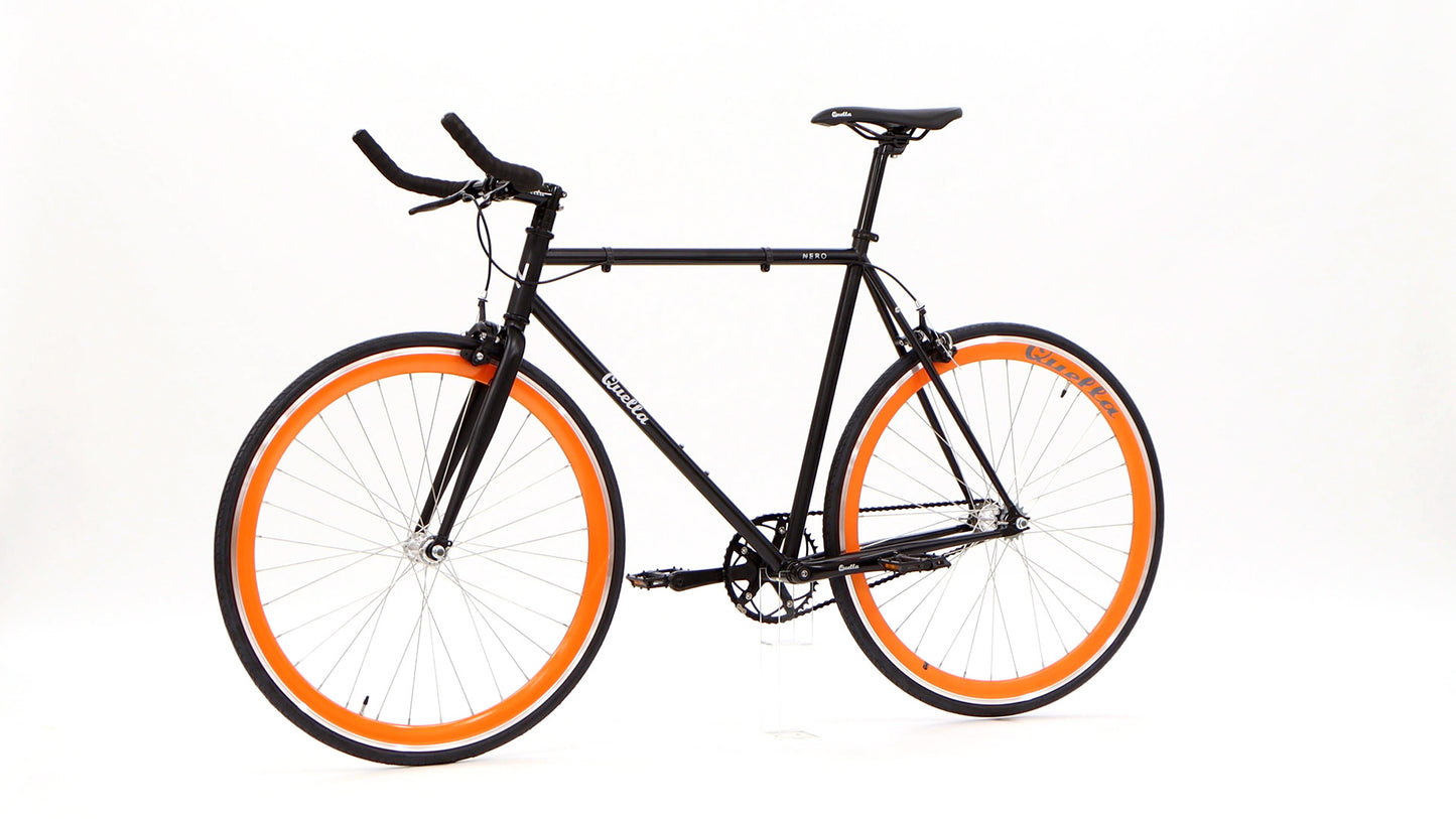 Nero Courier Orange Single-Speed Bike