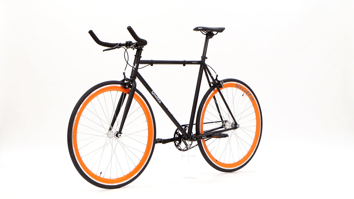 Nero Courier Orange Single-Speed Bike