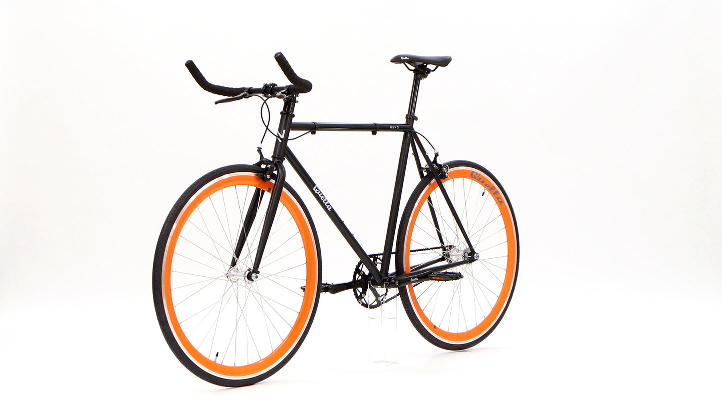 Nero Courier Orange Single-Speed Bike